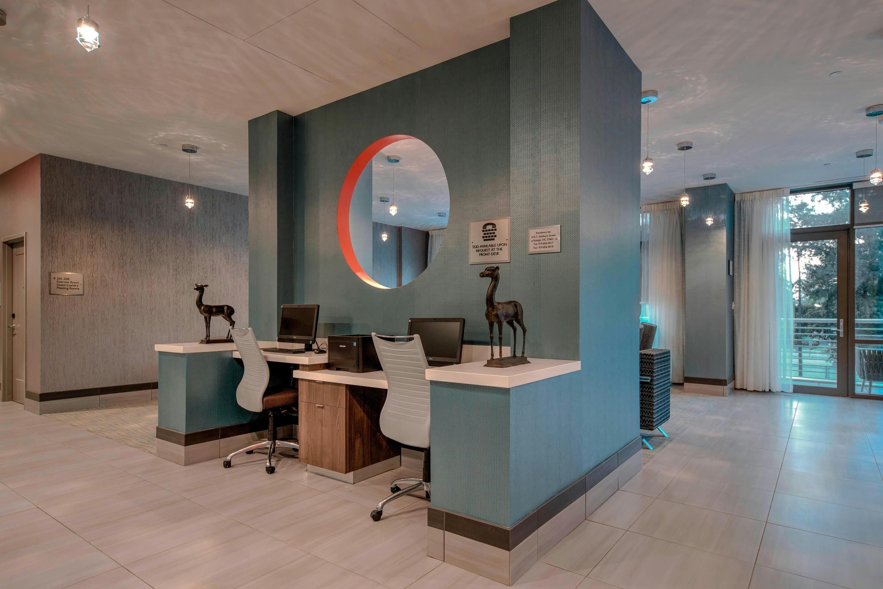 Front desk