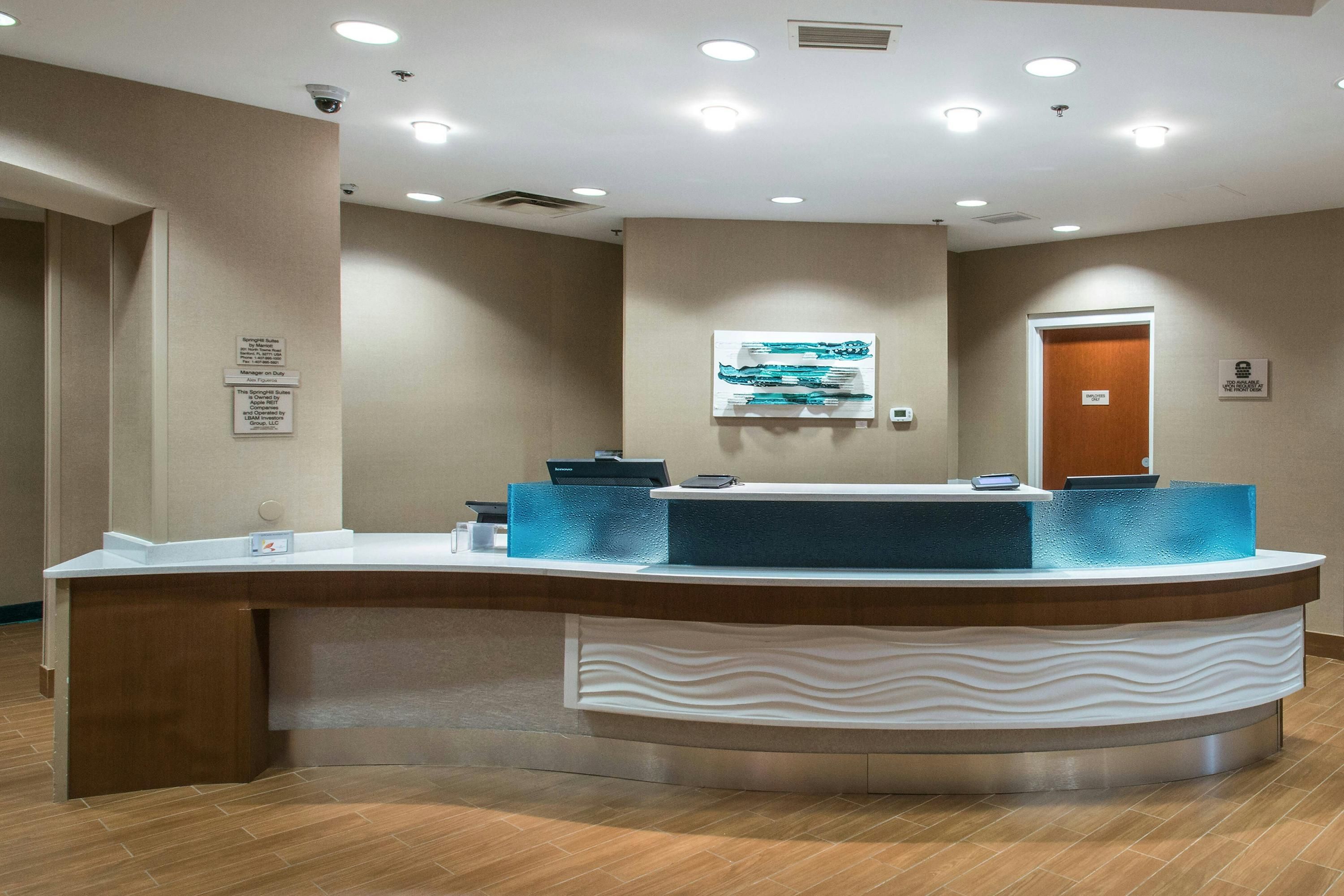 Front desk