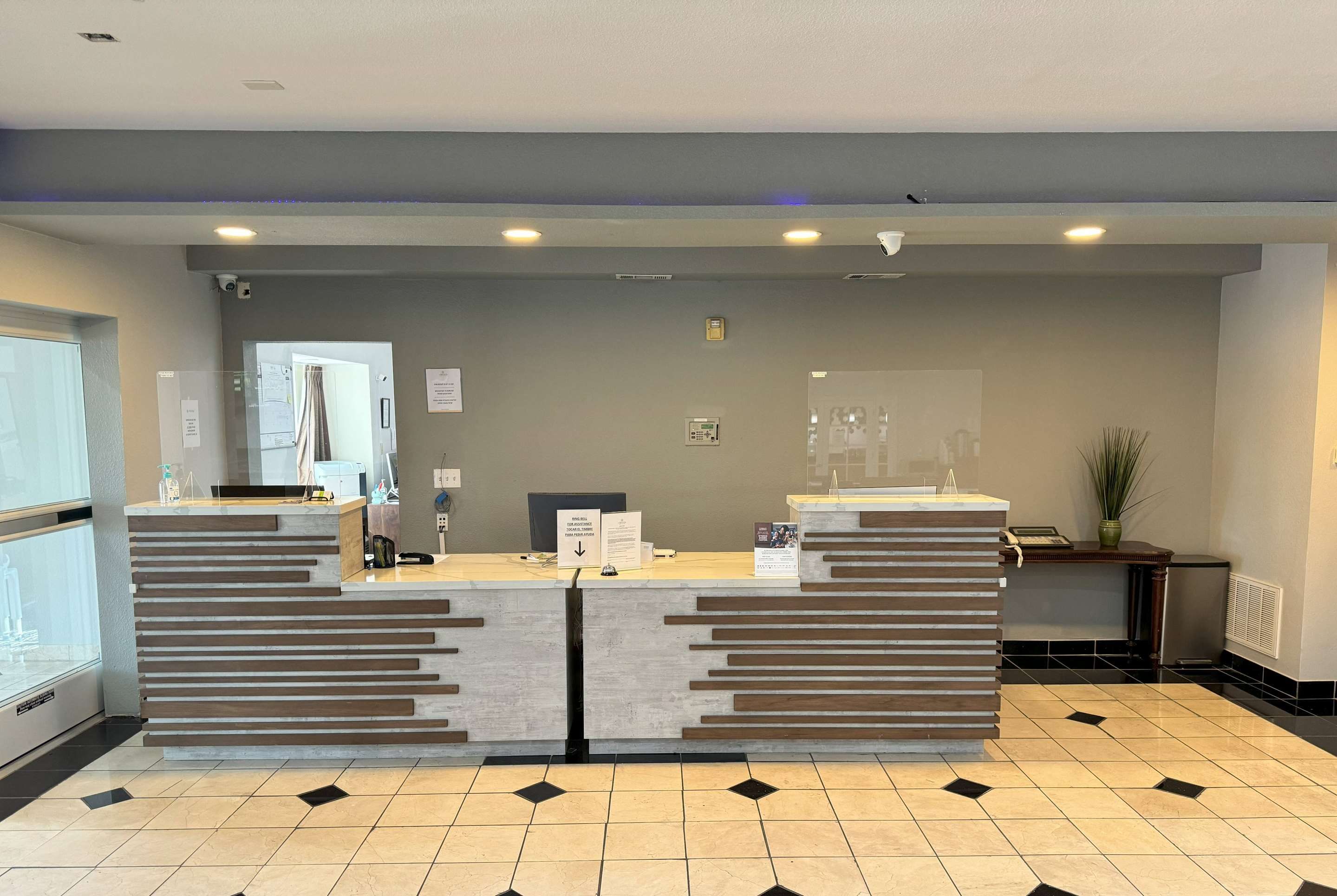 Front desk