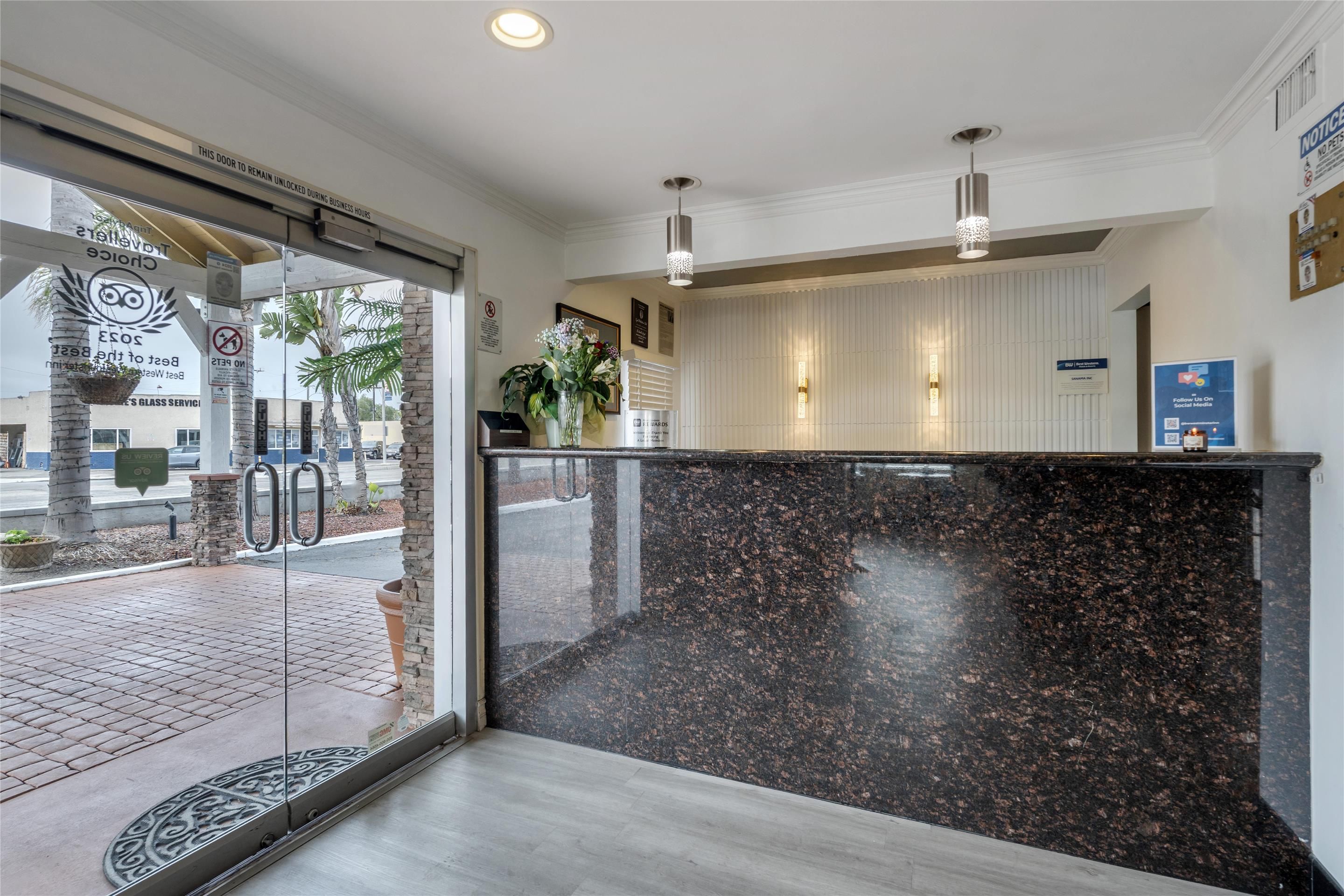 Front desk