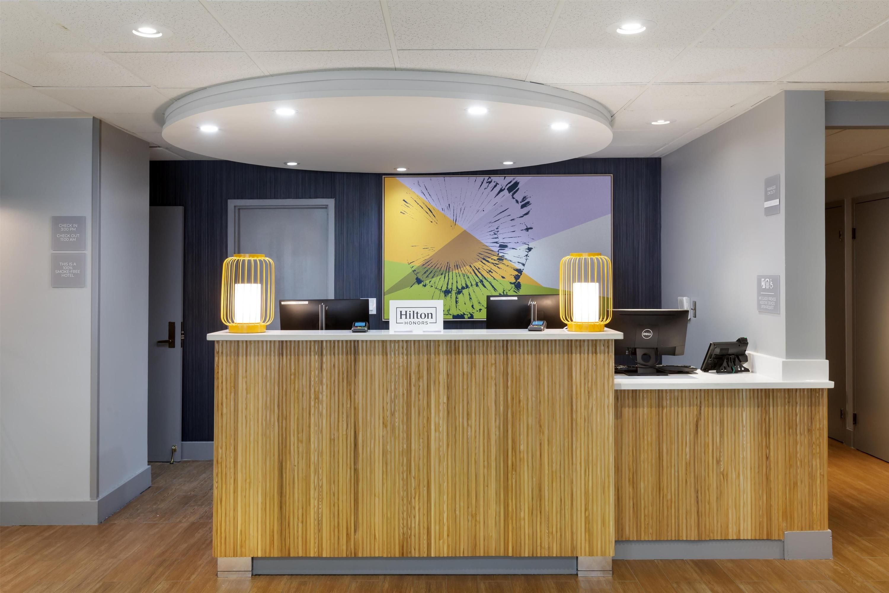 Front desk