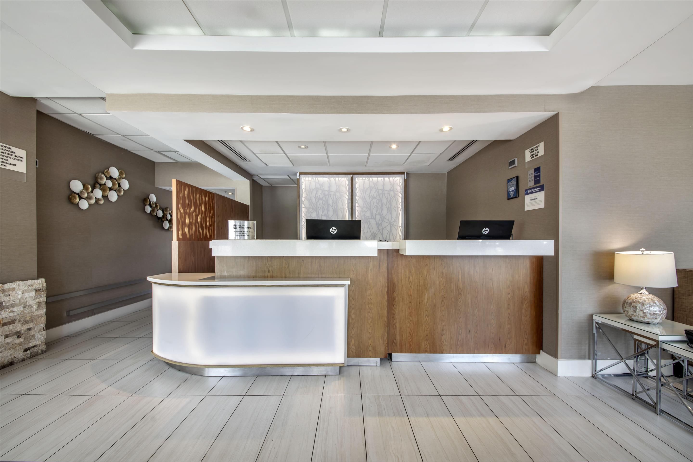 Front desk