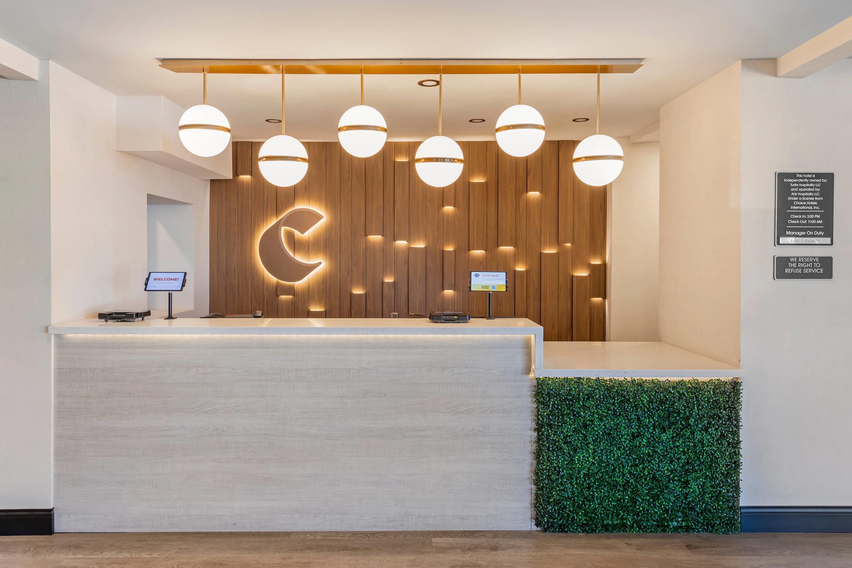 Front desk