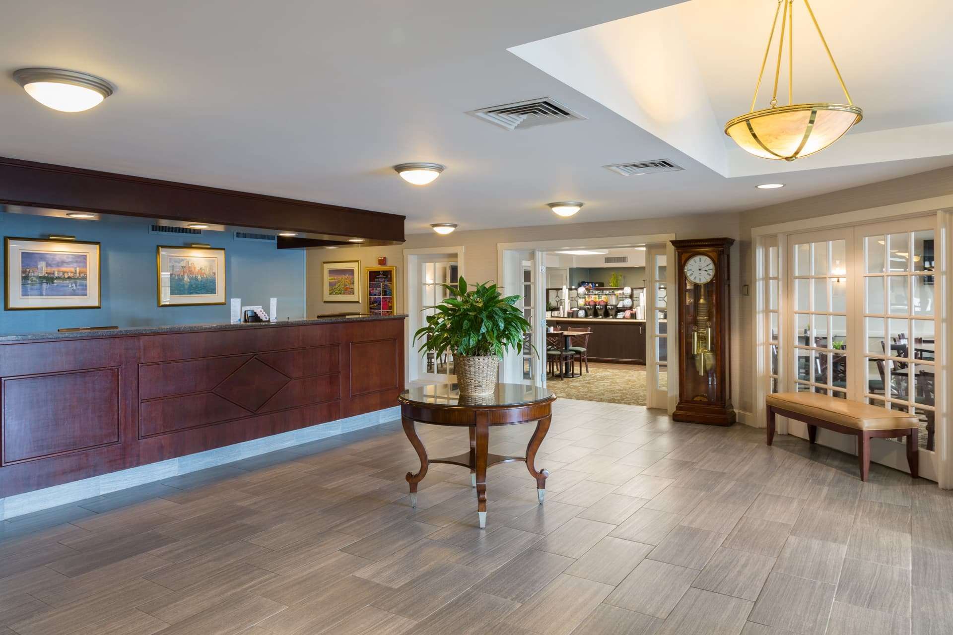 Front desk